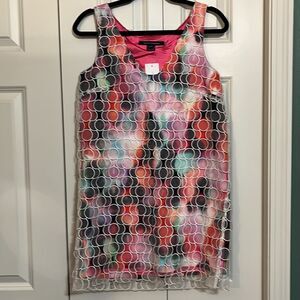 French connection Retro style multi layered Women’s Dress NWT READ